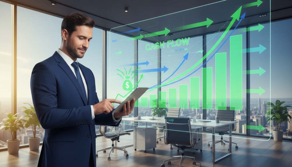 flujo de efectivo positivo